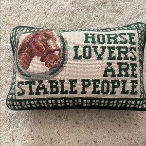 Horse Lovers Decorative Pillow